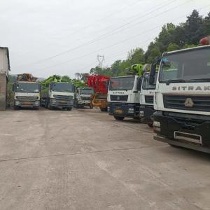 Wholesale Sany Putzmeister Used Concrete Pumps Truck 37m With Isuzu Chassis 42m from china suppliers