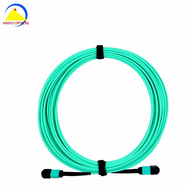 CATV OM3 OM4 8 Core Mpo Mtp Optical Fiber Patch cord