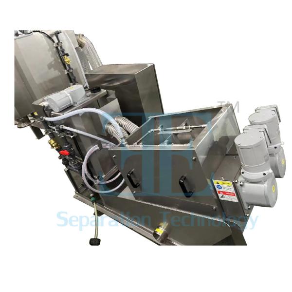 Hydraulic Filter Press Waste Sludge Treatment Equipment With Electric Power