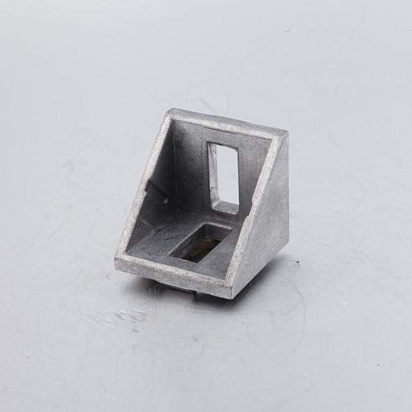 Quality 45 Degree Angle Connector T Slot Aluminum Extrusion With Cap 20x20 Corner Bracket for sale