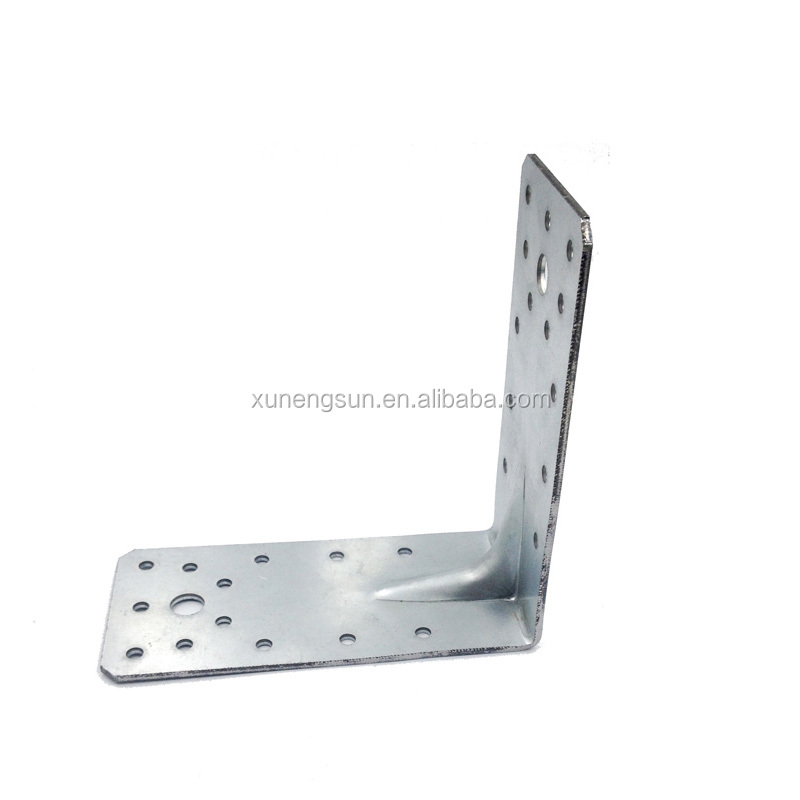Galvanized Metal Timber Connector for Furniture Wood Single-side Bracket Structure