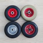 8 Inch 2.50-4 Custom Rim Color Pneumatic Rubber Tire Wheel For Trolley Wheel