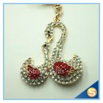Lovely Couple swan keyrings Cute Swan Key Chain Key Rings For Wedding Party