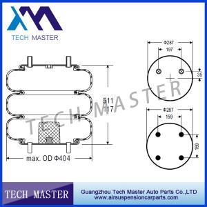 Wholesale Auto parts Convoluted Industrial air spring for Triple Firestone OEM W01-358-7843 air bellows spring from china suppliers