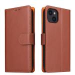 Minibook Cell Phone Case Shockproof Genuine Leather Wallet Flip Cover for iPhone