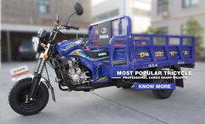 Wholesale Gasoline Tuk Tuk Motorcycle With Side Seats , Three Wheeled Chinese Cargo Trike from china suppliers