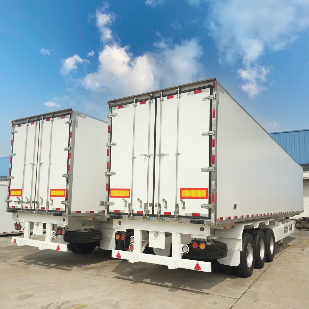 47FT 3 Axle Chill and Frozen Multi Temperature Refrigeration Truck Trailer with Thermoking Refrigeration Units for Fresh