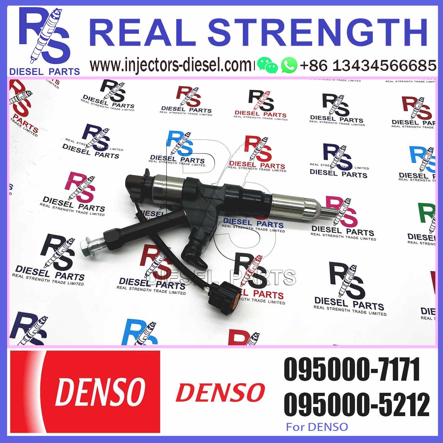 Common Rail Diesel Fuel Injector 23670-E0370 095000-7171 For P11C Engine