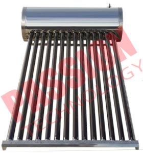 Wholesale 150L Stainless Steel Compact Non Pressurized Vacuum Tube Solar Water Heater For Shower Kitchen from china suppliers