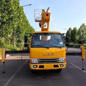 Wholesale 27m aerial work platform hydraulic lift platform truck price from china suppliers