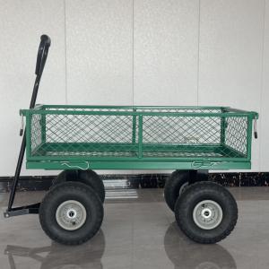 Wholesale 86*46*51cm Garden Wagon Cart with Pneumatic Wheels Delivery Time 15-20 Days from china suppliers