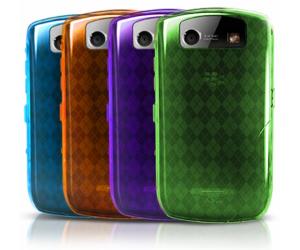 Wholesale Red Aluminum Silicone Case for Blackberry Curve 8520 from china suppliers