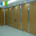 India Movable Wooden Acoustic Folding Sliding Partition Walls For Conference