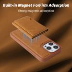 Pu Leather Mobile Case Cover Magnetic Magsafe Shockproof For IPhone 16 15