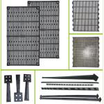 Pig Crate 9.5mm Gap Slatted Flooring For Livestock Poultry Farm 26mm Height