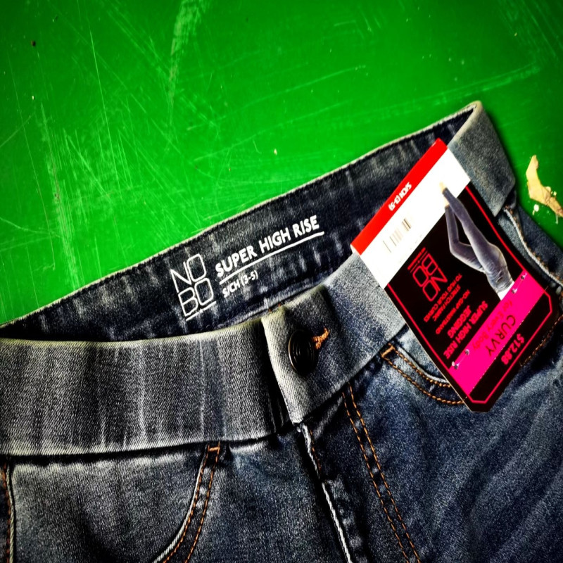 Ladies High Rise Denim Jeggings
