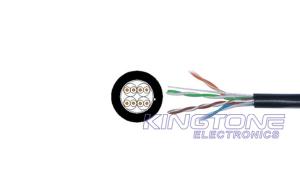 Wholesale PE Jacket UTP CAT5E for Outdoor Security Camera Cable 24AWG Solid Bare Copper from china suppliers