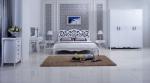 Panel Bedroom Furniture / Home Room Furniture White High Gloss Painting