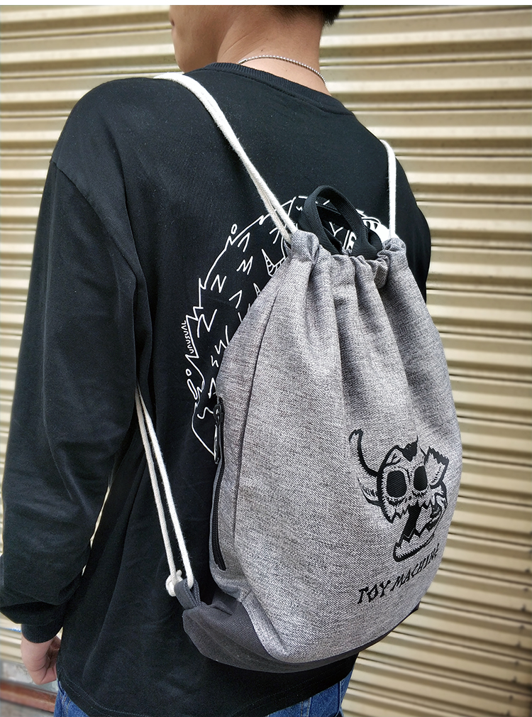 Customized Logo Cloth Drawstring Bags With OEM / ODM Services 32 * 44CM
