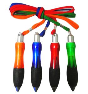 Wholesale low price promotional gift lanyard plastic pen,lanyard ball pen from china suppliers