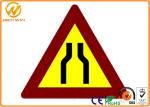 Reflective Triangle Road Signs , Railway / Highway Traffic Signs Customized