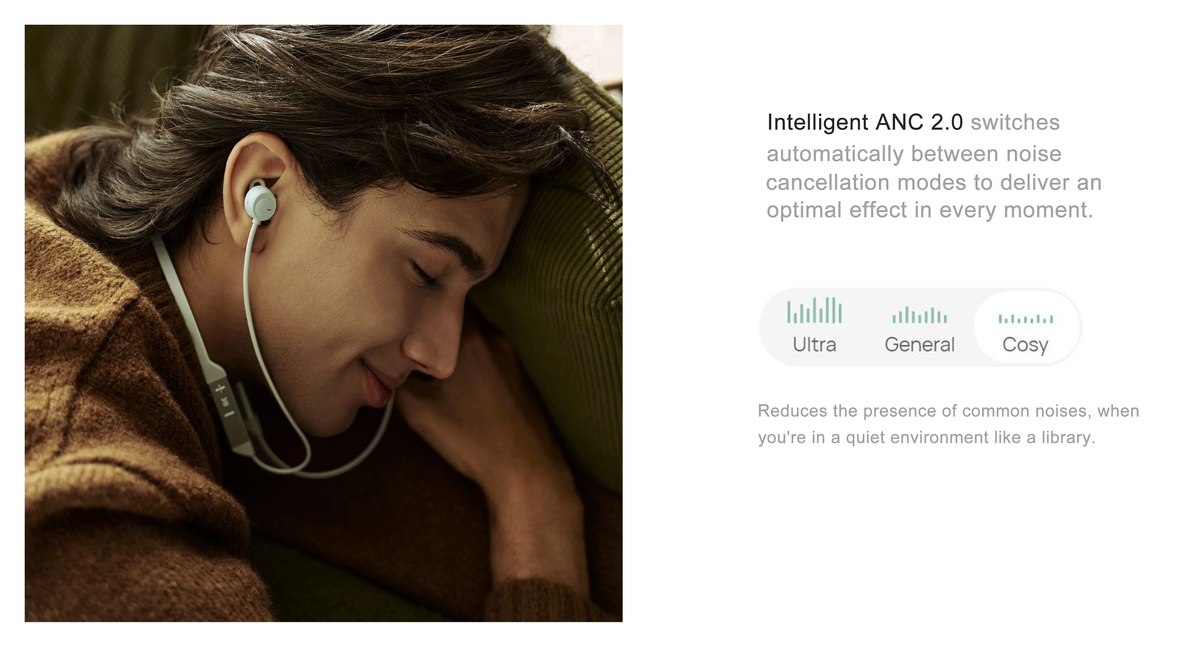 HUA-WEI New FreeLace Pro 2 Wireless Headset Neck-mounted High Sound Quality Long Endurance Active Noise Reduction