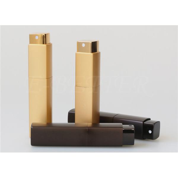 Empty Square Black Twist And Spritz Atomiser 10 Ml Elegant Food Packaging