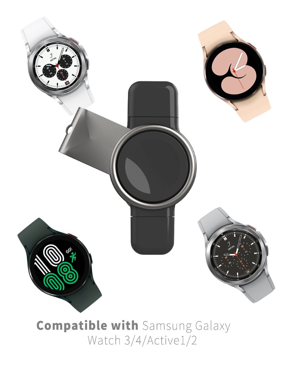 Charging for Samsung Watch Wireless Charger with USB Type C And Type A Interface