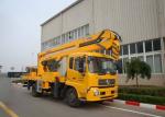 Durable Basket Truck Mounted Lift , 16m XCMG Articulating Boom Lift