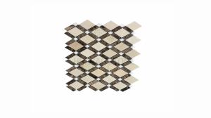 Wholesale 1x1 2x2 Wall Stone Mosaic Tiles , Mosaic Tile Sheets Fashion Custom Size from china suppliers
