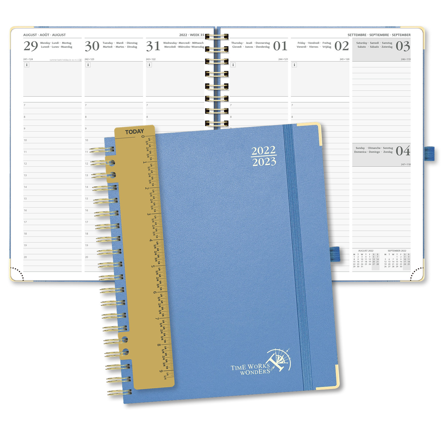 OEM ODM 16Mo Weekly Academic Planner With Yearly Monthly Perspectives