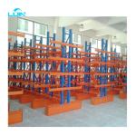 2000kg Capacity Steel Tube Cantilever Rack Shelves For Fabric Roll Storage
