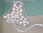 Double Head Medical Exam Lights Ceiling Mount 120000 Lux