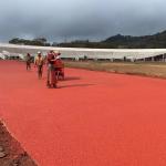 13mm Thickness Synthetic Rubber Athletic Running Track Professional Sandwich
