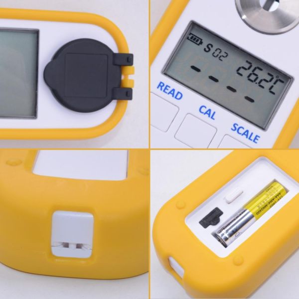 0%-51% Urea Concentration Handheld Digital Refractometer with Automatic Temperature Compensation and 160*59*49mm Compact Size for Adblue Testing