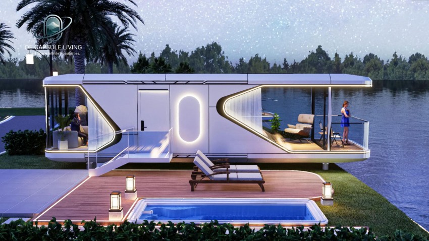 PX7-PX5 Series Modular Capsule Prefabricated Outdoor Office Pod Mobile Container Cabin House