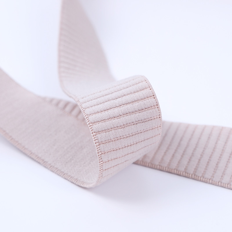 Custom Striped Waistband Nylon Elastic Band For Garment