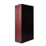 Three Layer European 120*63*30cm Melamine MDF Mirrored Shoe Cabinet