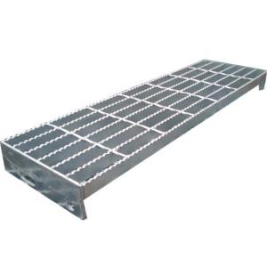 Wholesale 0.3mm Electro Galvanized Steel Stair Treads Grating Width 80mm from china suppliers