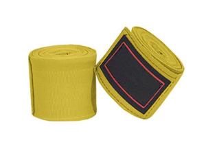 Wholesale Yellow Boxing Exercise Equipment Taekwondo MMA Wrist Wraps Gloves Natural Shaped from china suppliers