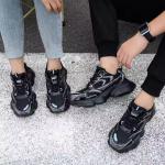 Microfiber Flyknit Black Industrial Safety Shoes Unisex EVA Sole Work Shoes