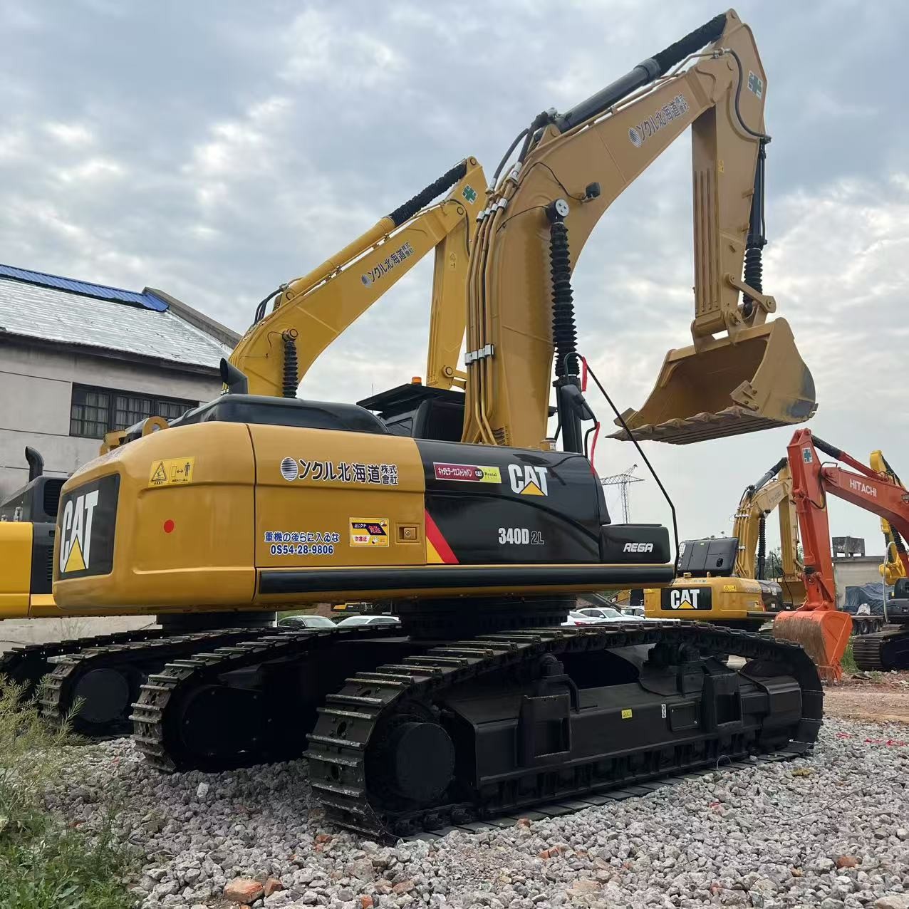 40ton Used CAT 340 Crawler Digger Heavy Machinery Backhoe Excavator
