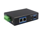 OPK-4500-1GX2GT 10/100/1000Base-TX (PoE) to 1000Base-FX Industrial Media