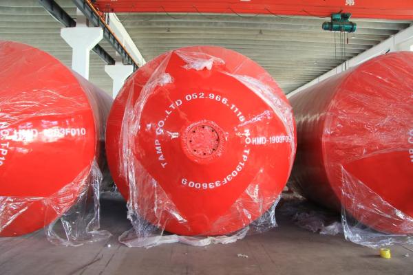 Long Lasting Florescence Polyurethane Foam Filled Fender For Optimum Performance