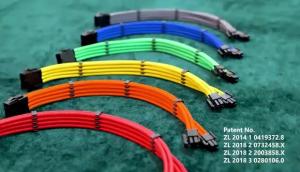 Wholesale Sleeved Extension Kit Losenda USB PSU Cable Sleeve Kit Computer Power Cables USB Ties Lightning Cable Charger from china suppliers