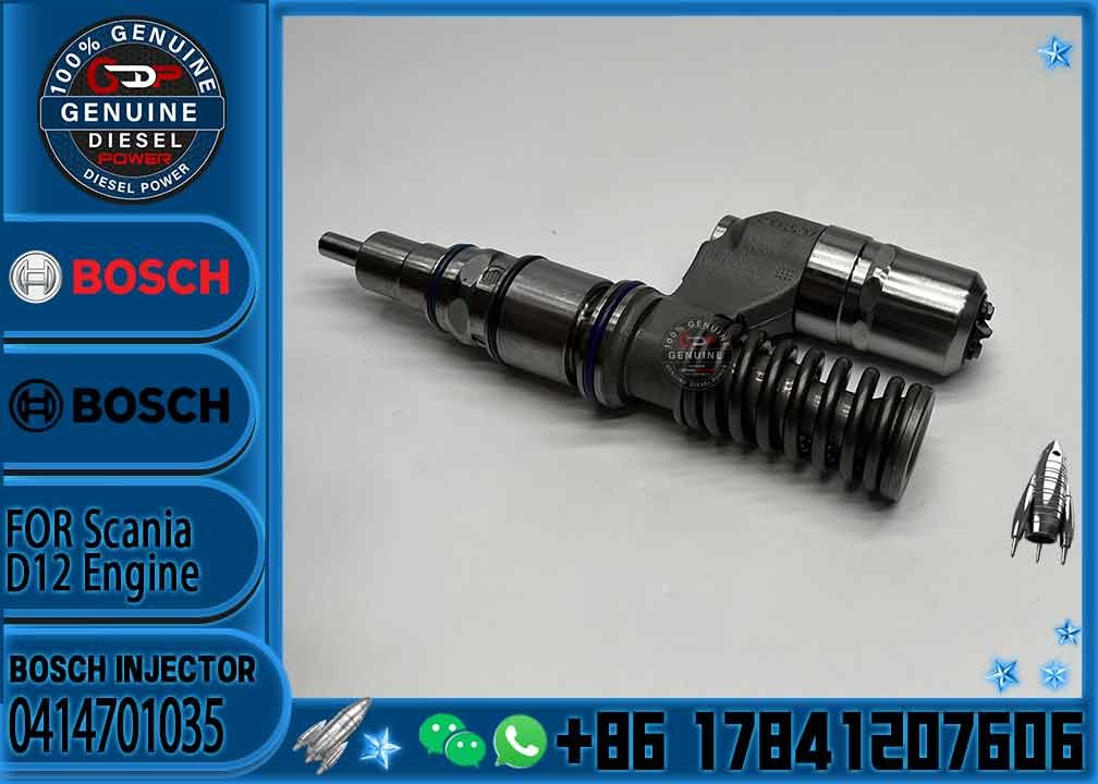 Construction Machinery Part Common Rail Injector Assembly 1487472 0414701035 For Scania Diesel Truck