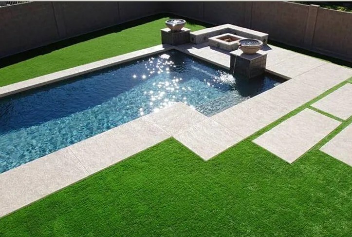 35mm Landscaping Artificial Grass Turf Outdoor Carpet 180 / M