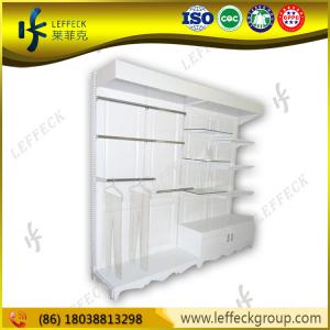 Wholesale Shopping mall use high quality wood material shoe store display racks from china suppliers
