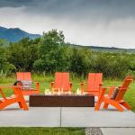 Patio Heater Gas Propane Corten Steel Fire Pit Pre Weathered
