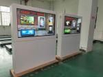 Standing Alone Outdoor Advertising Lcd Screens Kiosk 65 Inch Media Player For